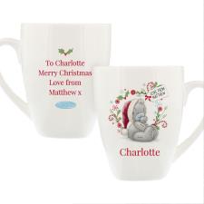 Personalised Me to You Bear Christmas Latte Mug